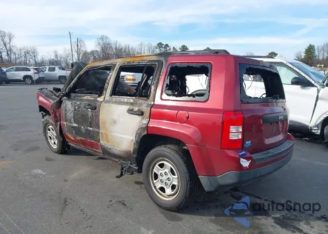 2016 Jeep Patriot Sport z USA, uszkodzony, nr VIN 1C4NJPBA9GD601699